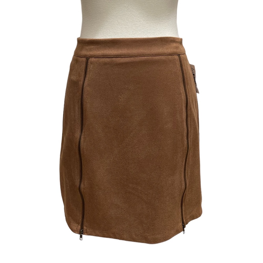 Doe & Rae Women’s Statement Skirt Zippered Detail Size Medium New